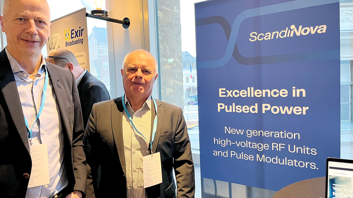 &lt;p&gt;&quot;Important to hear the latest updates from the research facilities. The social aspect is also important - meeting people in person is so rewarding.&quot; Erik Sundström and Peter Åkersten from ScandiNova, at their exhibition stand.&lt;/p&gt;