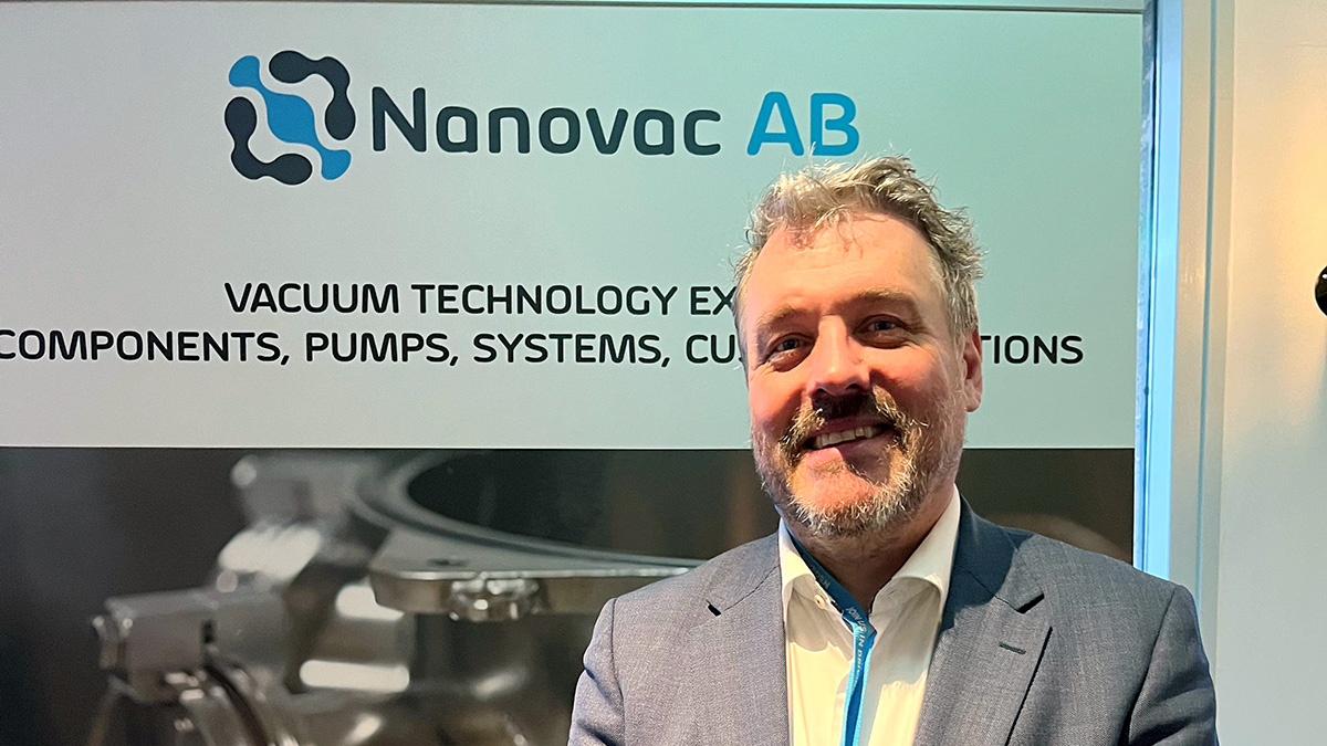 &lt;p&gt;Thomas Engstedt from Nanovac, a company specialising in vacuum system solutions, hosted an exhibition stand and had his calendar packed with 1-to-1 meetings. The company lies strategically close to ESS and MAX IV, and can quickly supply small orders to the facilities.&lt;/p&gt;