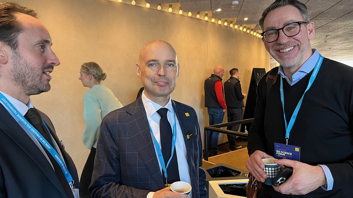 &lt;p&gt;Max Collins and Patrik Carlsson (Big Science Sweden) and Henric Johnson (Ertzi).&lt;/p&gt;