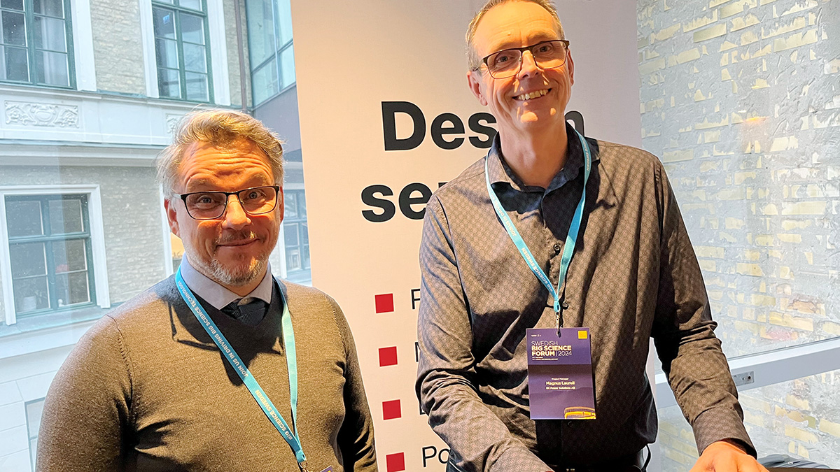 &lt;p&gt;Jörgen Ersten and Magnus Laurell (EK Power Solutions).&lt;/p&gt;