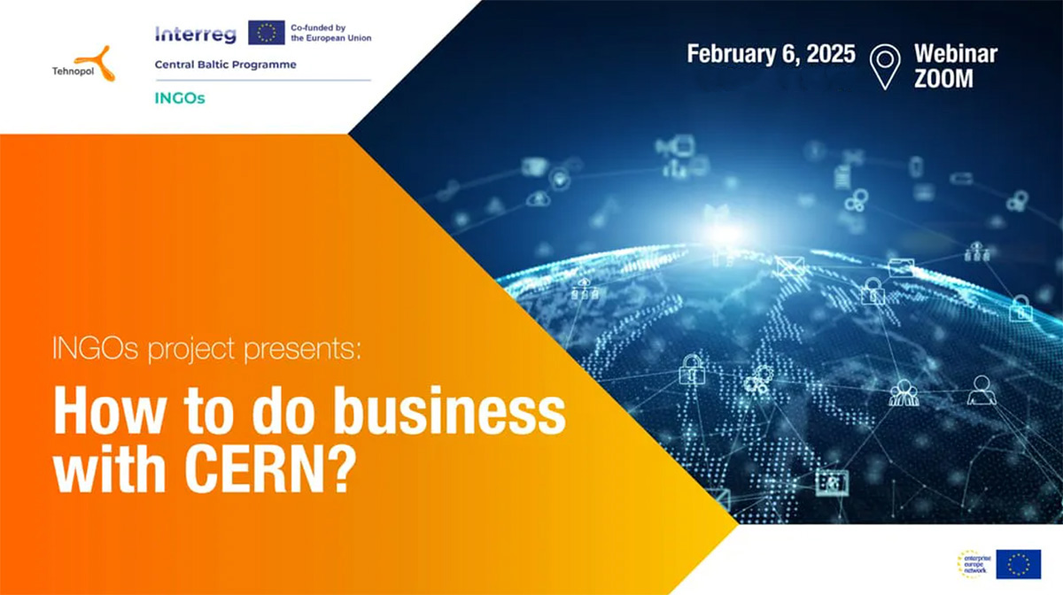 Join a webinar to learn how to successfully engage in procurement opportunities with CERN