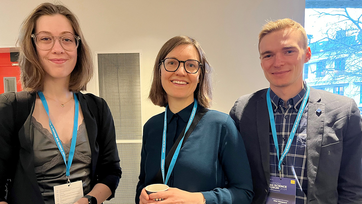 &lt;p&gt;Johanna Lidholm (student at LTH), Maja Olvegård (FREIA Laboratory/Uppsala University), and Elias Waagaard (PhD student at CERN) share an ambition to get more Swedish students interested in a career in Big Science.&lt;/p&gt;